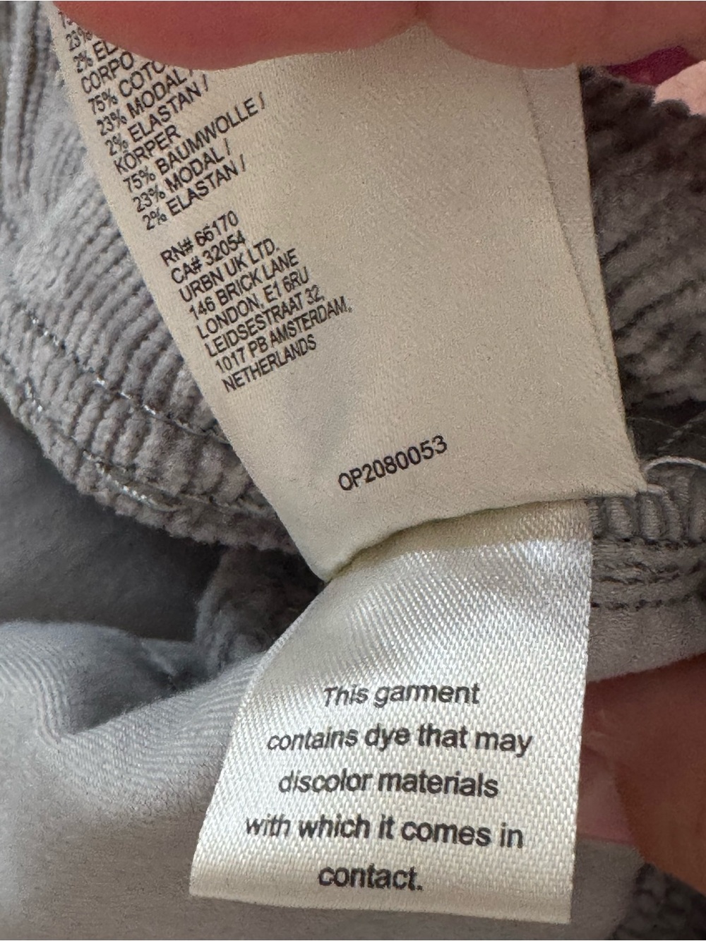 Pilcro Anthropologie Adi Corduroy Mid-rise Flare Jeans Size 20 Gray - Picture 13 of 13